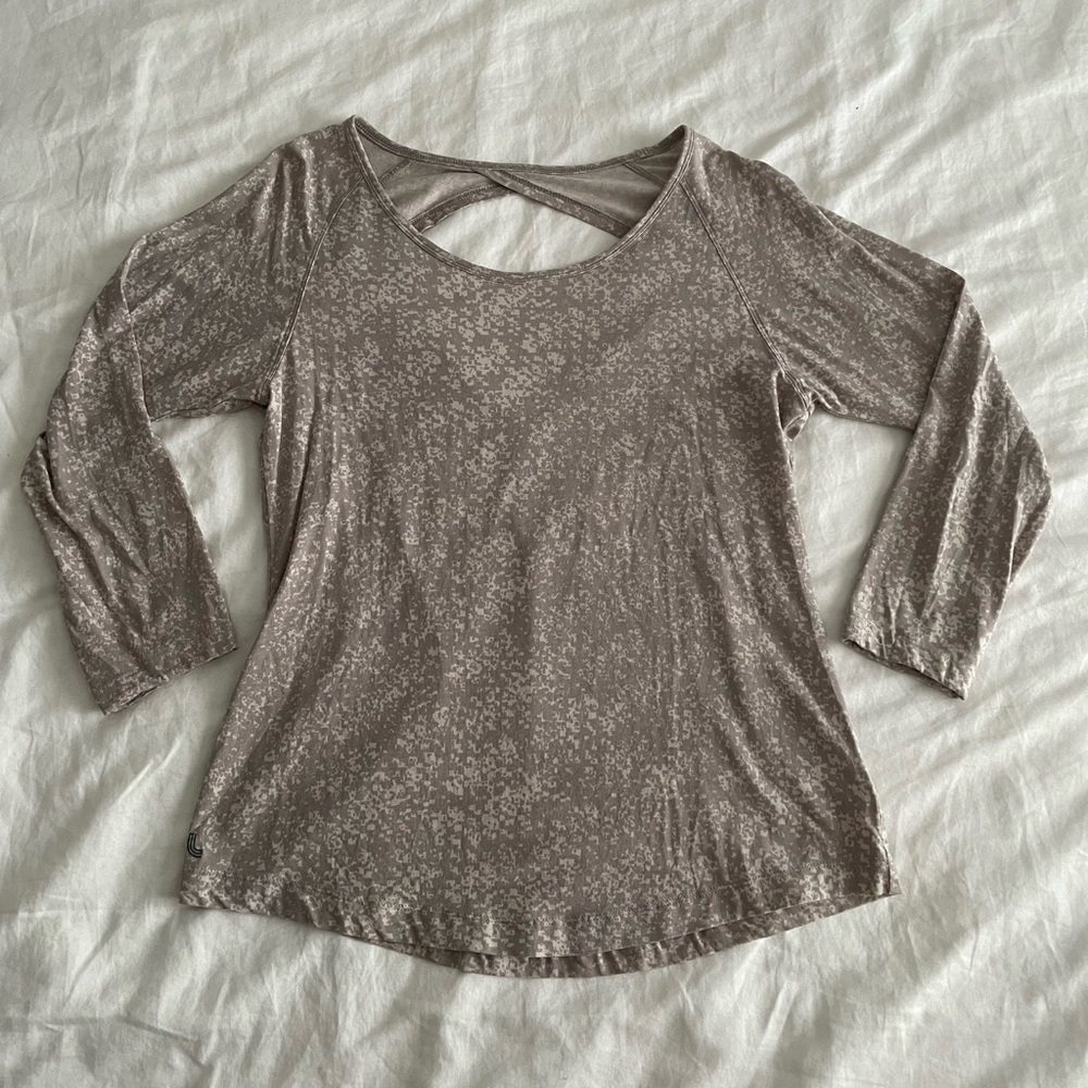 Lole Taupe Half Sleeve Women's Tunic